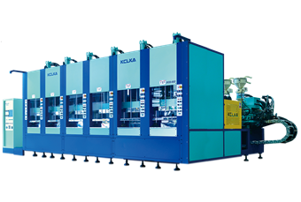EK33-6E2(大模板)異形 全自動EVA射出發(fā)泡成型機